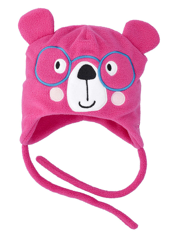 Fleecemütze in Pink