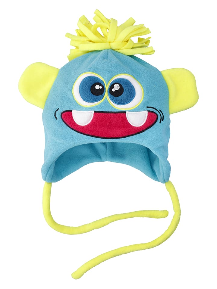 Fleece muts meerkleurig