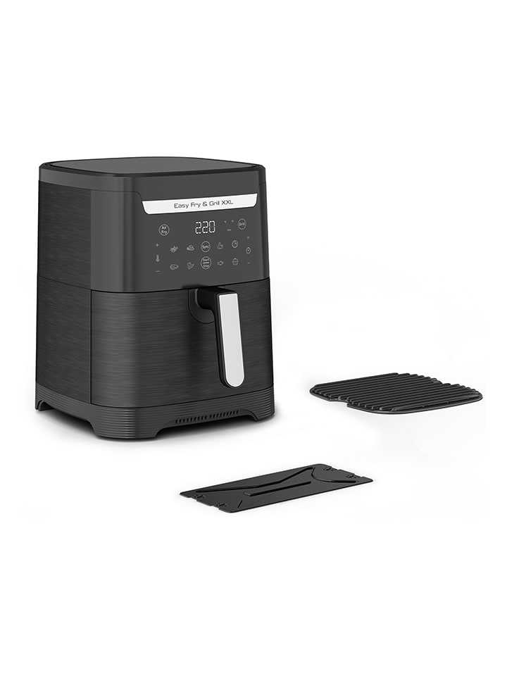 Frytkownica beztłuszczowa "Easy Fry & Grill XXL" w kolorze czarnym - 1,5 kg