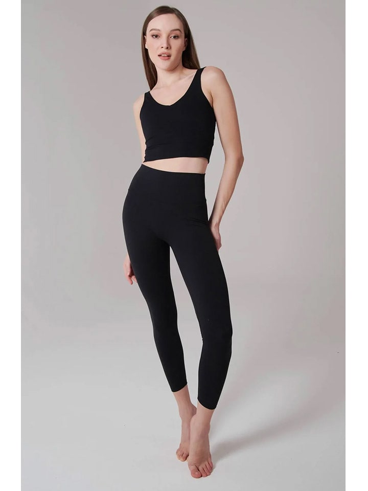 Trainingsleggings in Schwarz