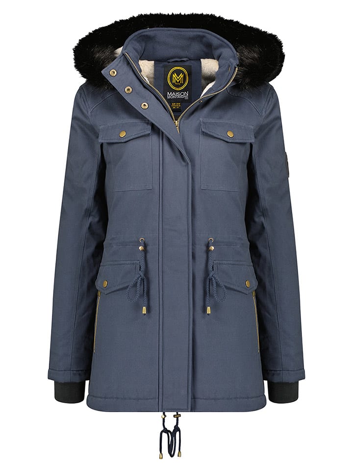 Parka "Celemai" w kolorze granatowym