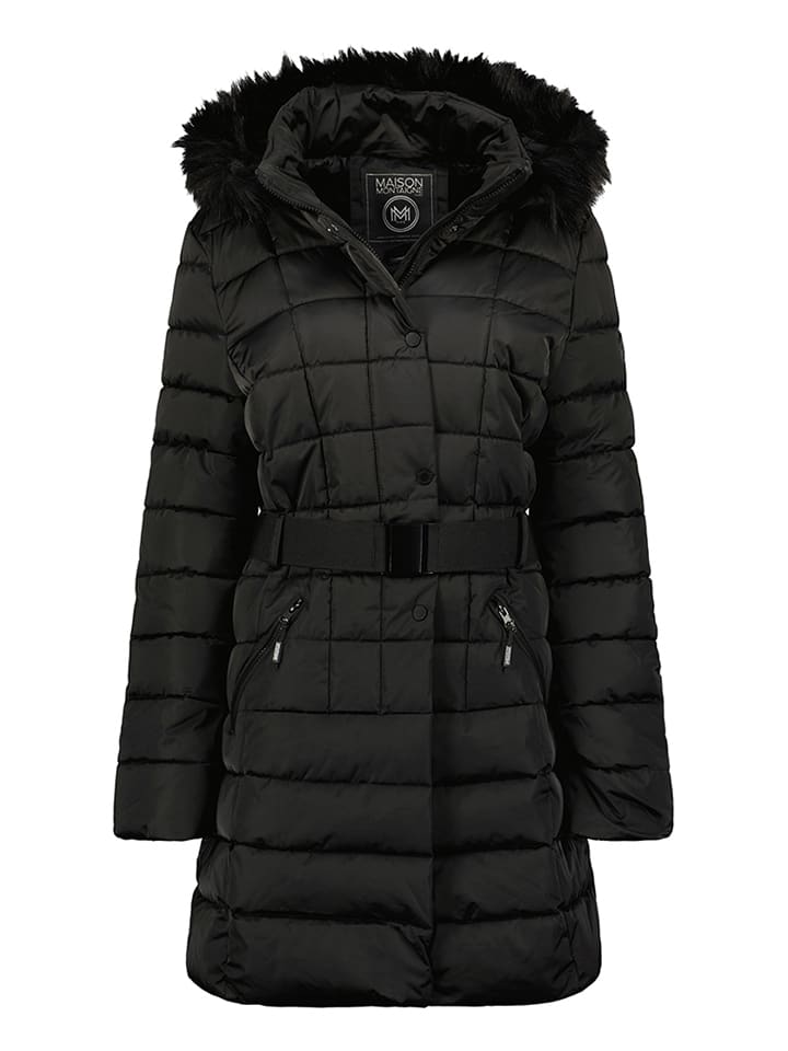 Parka "Anemomai" w kolorze czarnym