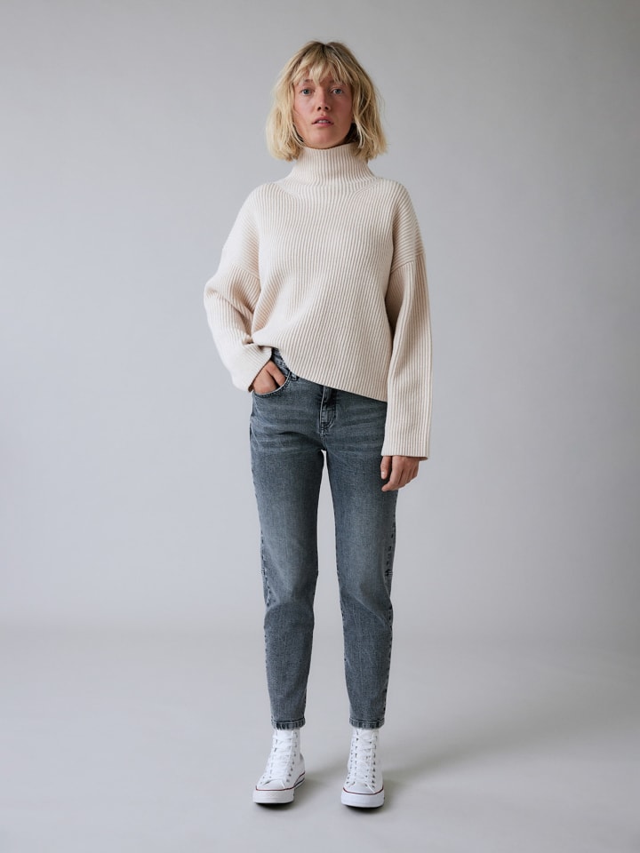OPUS Damen Tapered Jeans - Nachhaltige BCI Baumwolle, Vintage Look