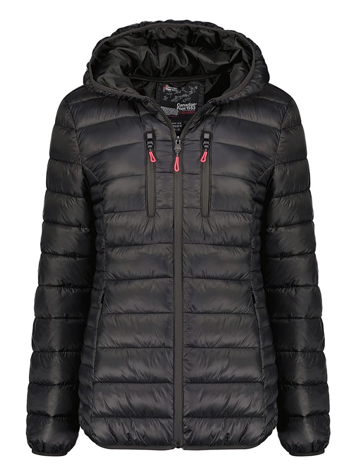 Steppjacke "Alareak" in Schwarz