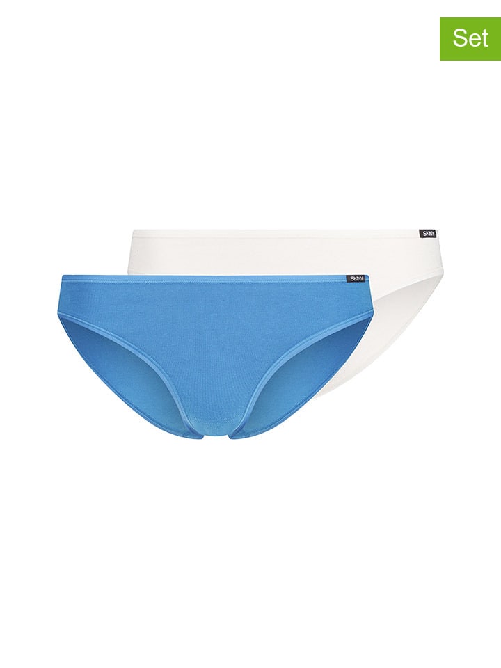 Skiny 2erSet Slips in Blau/ Weiß günstig kaufen limango