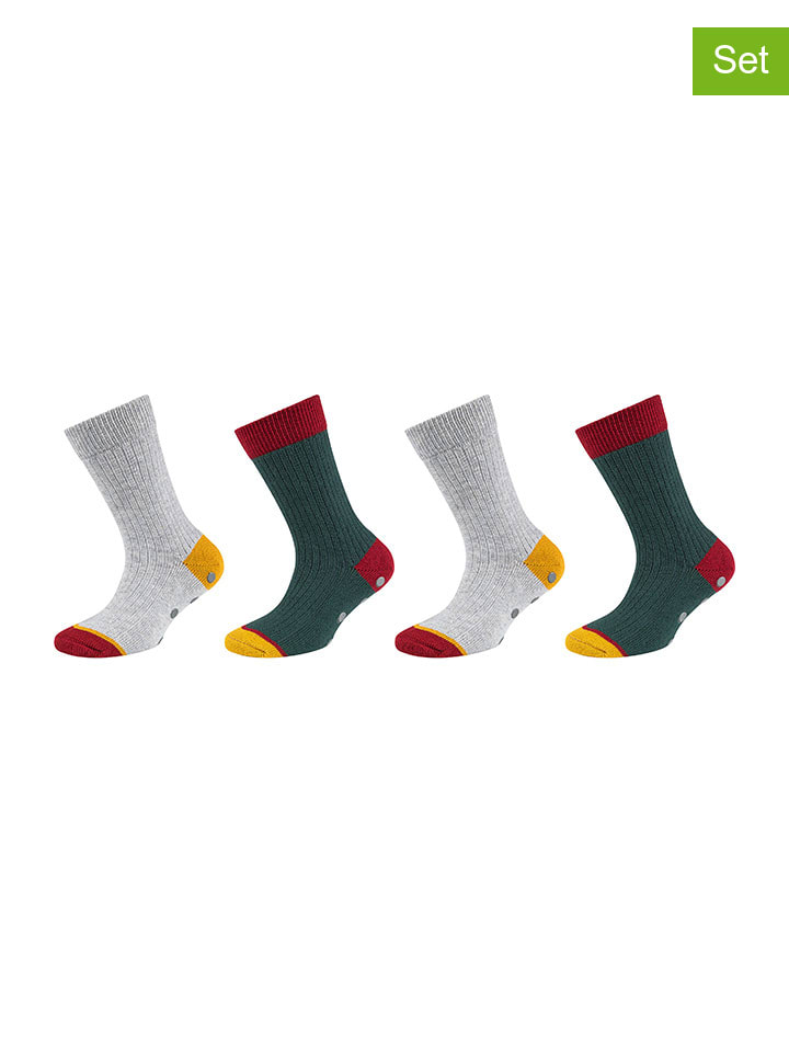 s.Oliver 4er-Set: Socken in Hellgrau/ Grün günstig kaufen | limango