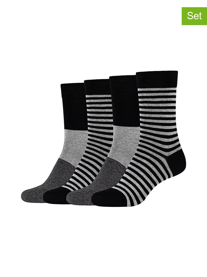 camano 4er-Set: Socken in Anthrazit/ Schwarz/ Bunt günstig kaufen