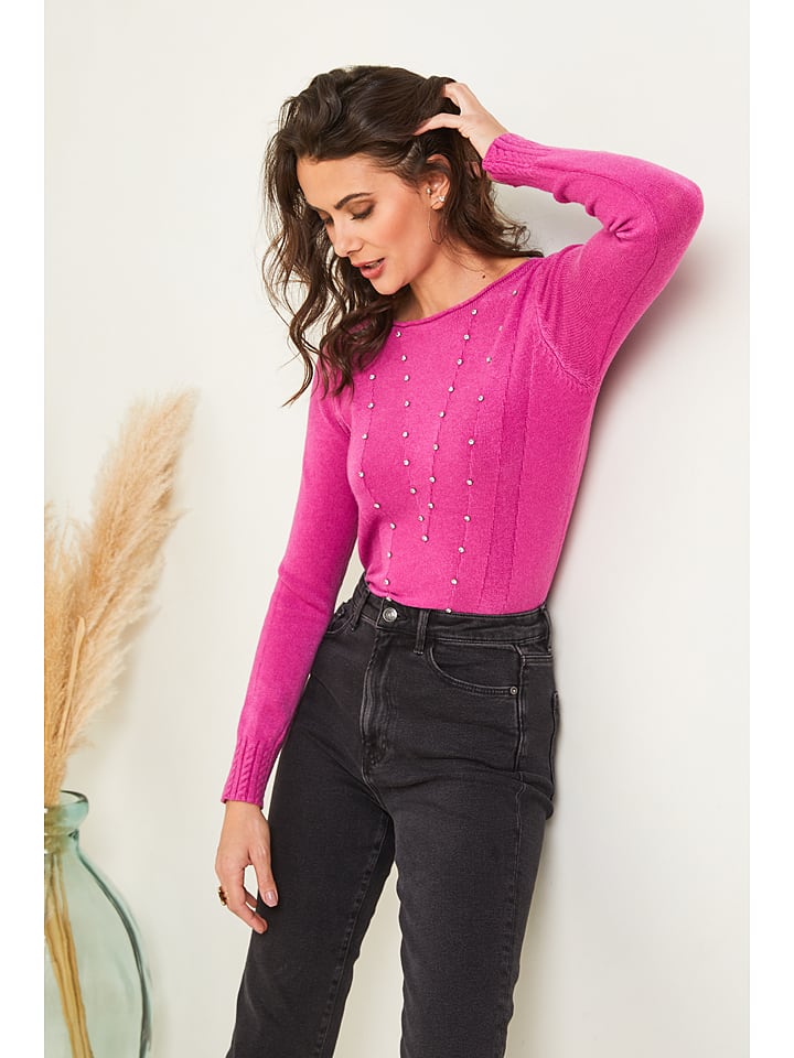 Soft Cashmere Trui roze goedkoop kopen limango