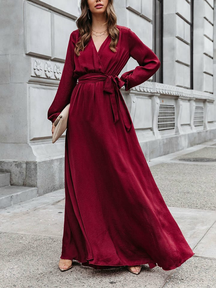 Jurk bordeaux sale