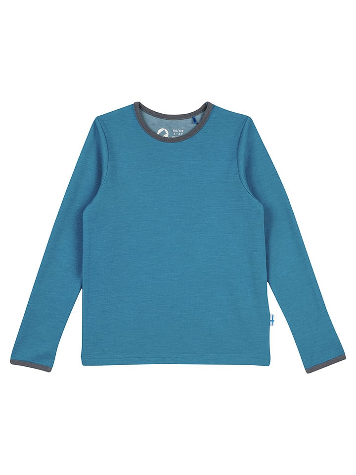 Koszulka "Taamo Wool" w kolorze niebieskim