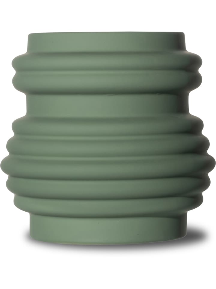 Vase "Mila" in Grün - (H)16 x Ø 15 cm