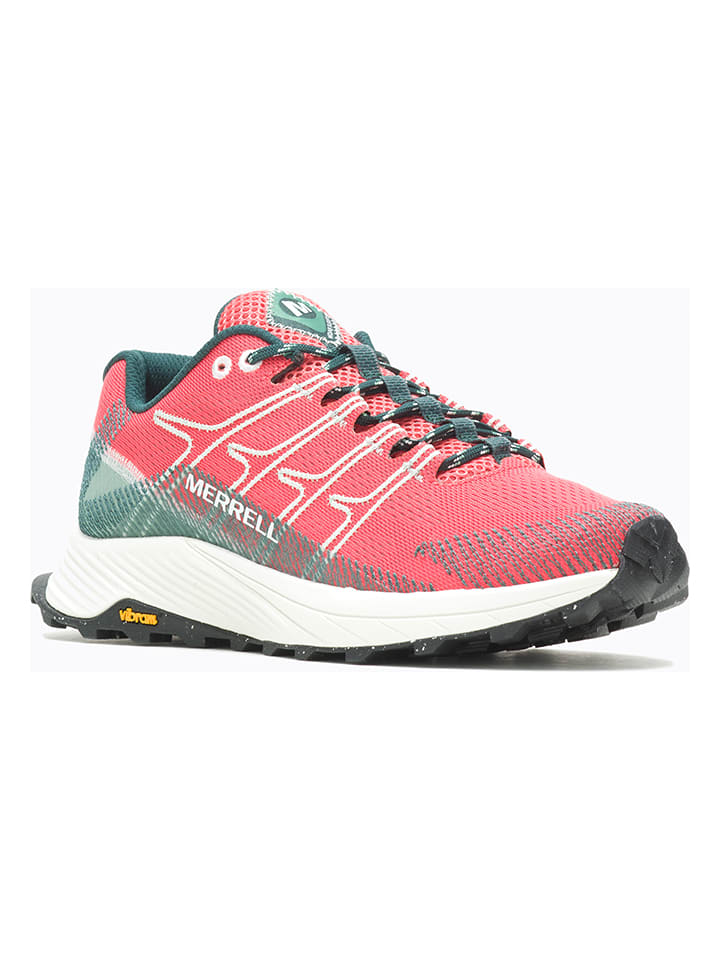 Trailrunningschoenen "Moab" koraalrood/groen