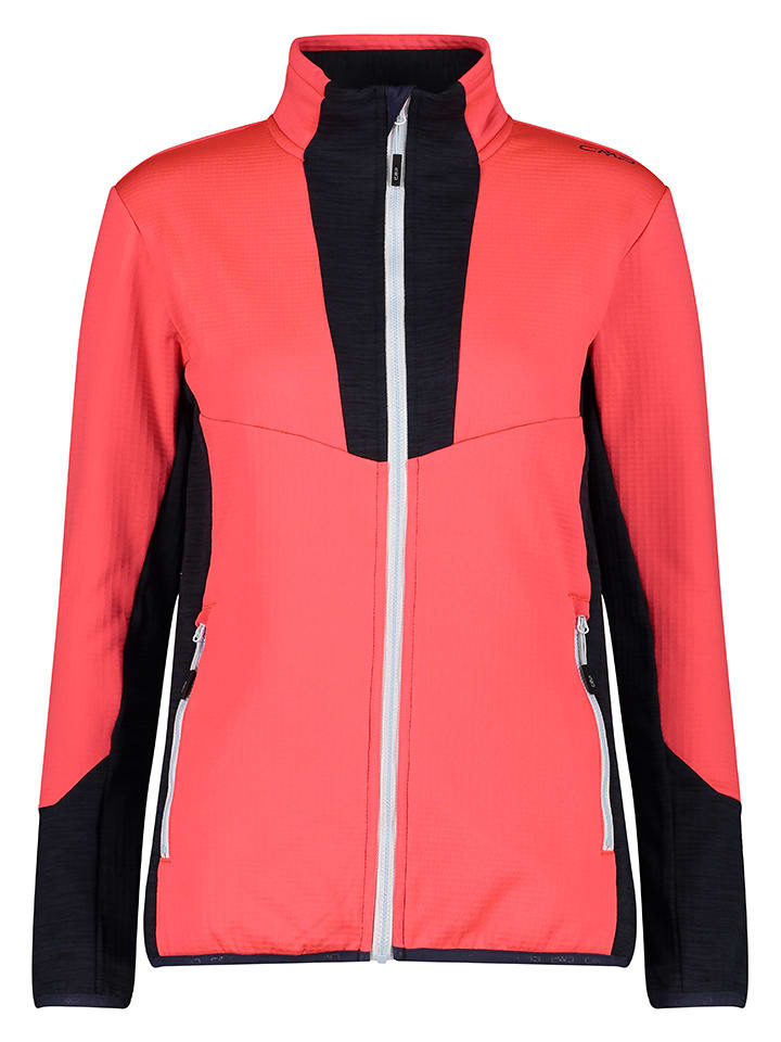 Fleece vest koraalrood