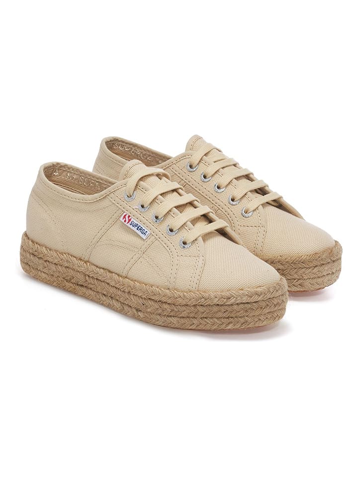 Beige superga deals