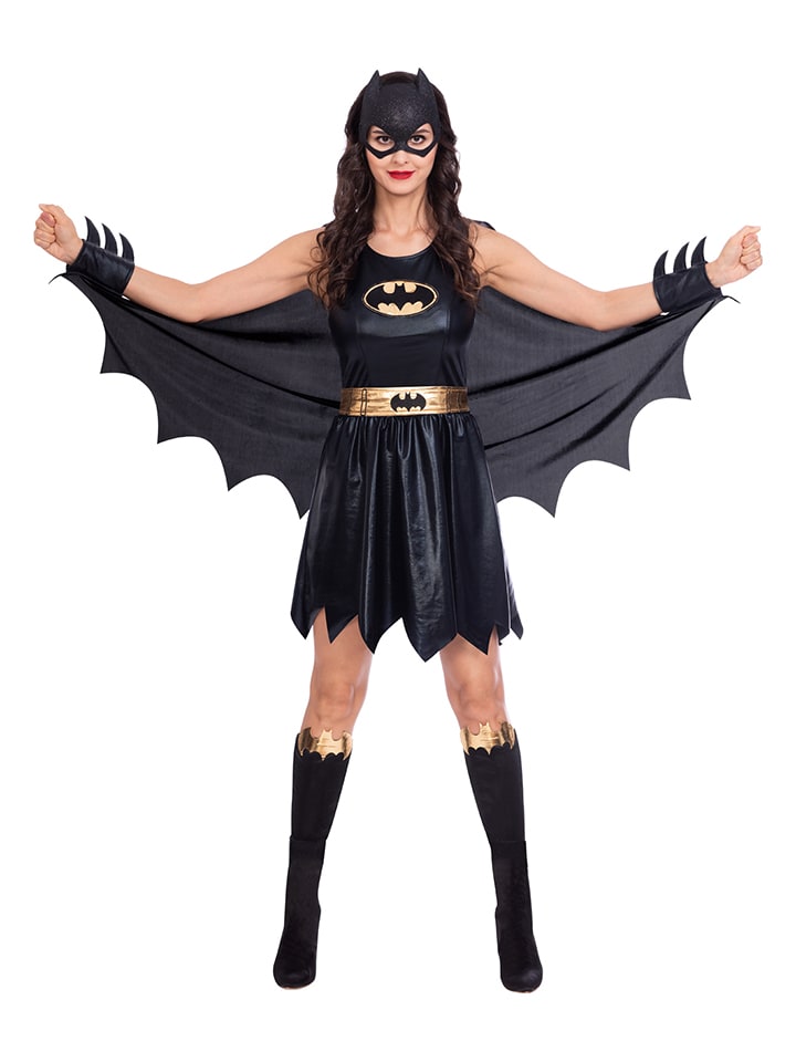3-częściowy kostium "Batgirl Classic" w kolorze czarnym