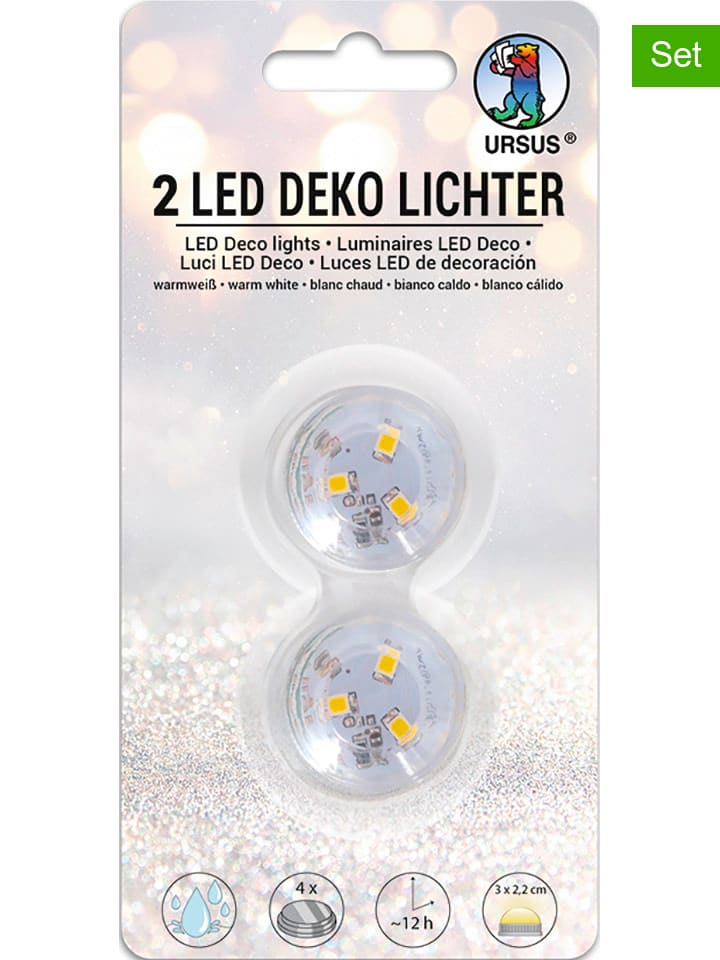 2er-Set: LED-Deko-Lichter