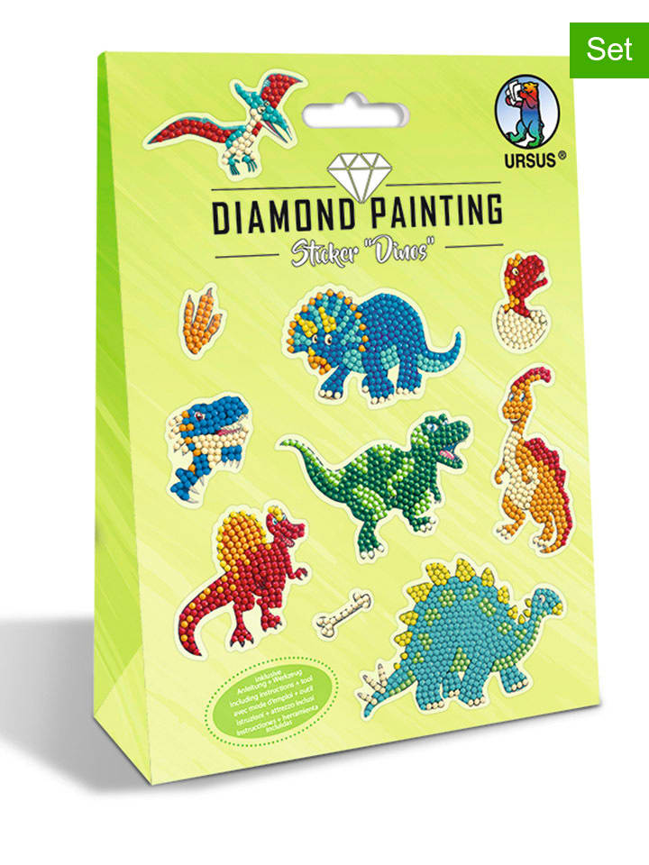 Stickerset "Dinos" in Bunt