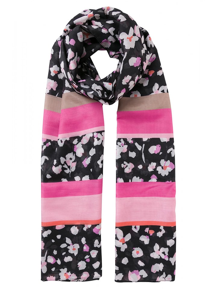 More & More Schal in Pink/ Schwarz günstig kaufen