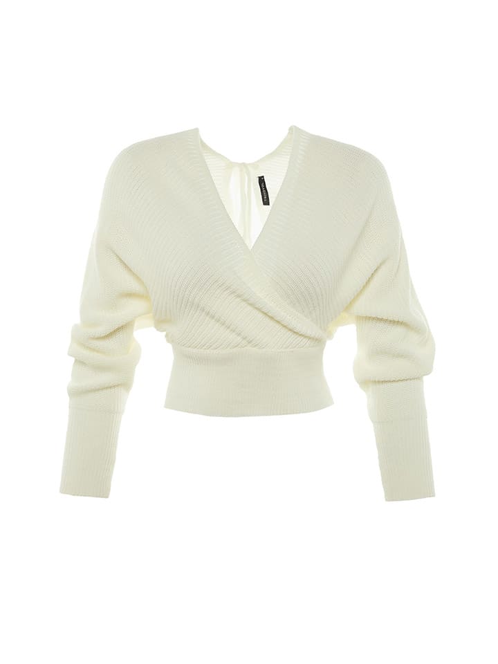 Sweter w kolorze białym