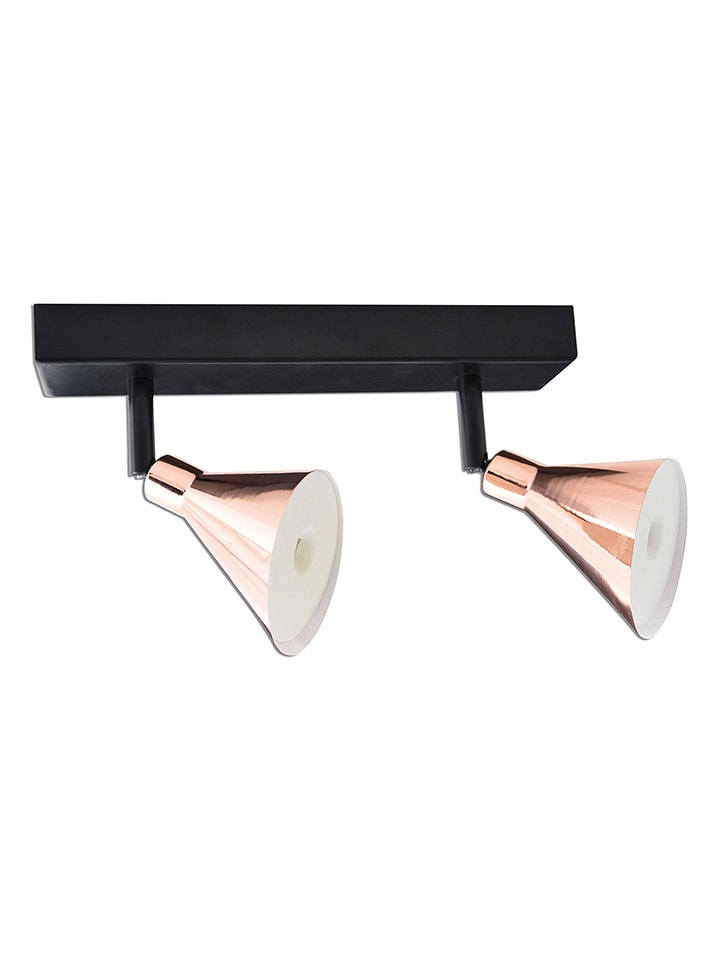 LED-Deckenleuchte "Copper" in Schwarz - EEK F (A bis G)
