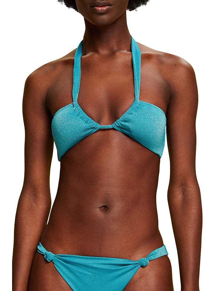 Biustonosz bikini w kolorze turkusowym
