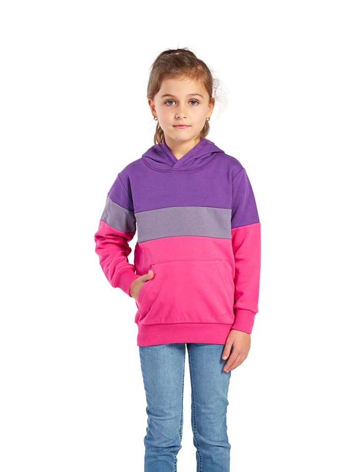 Hoodie "Kiana" in Pink/ Lila
