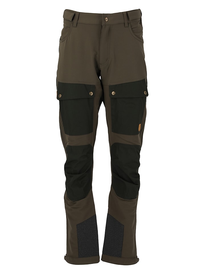 Funktionshose "Beina" in Khaki/ Schwarz