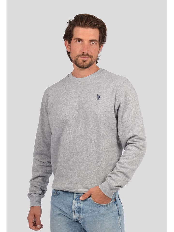 U.S. Polo Assn. Sweatshirt in Grau gunstig kaufen limango