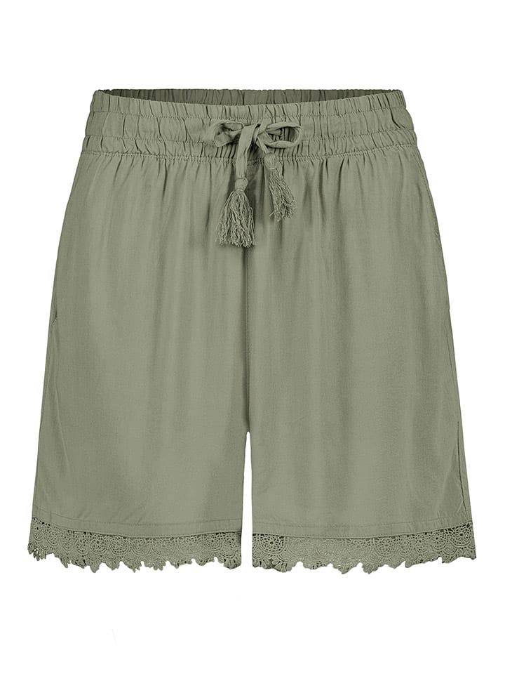 Short olijfgroen