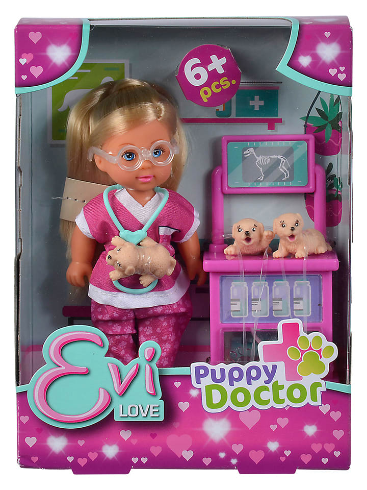 Pop "Evi Puppy Doctor" met accessoires - vanaf 3 jaar