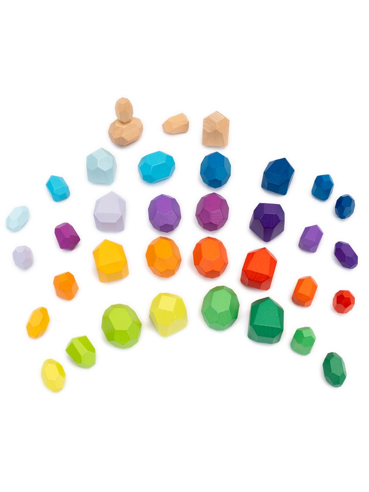 Regenbogen-bouwstenen - 40 stuks - vanaf 3 jaar