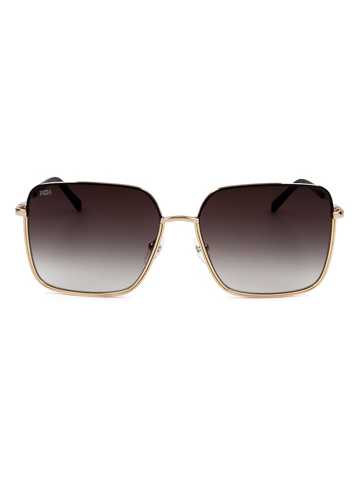 Damen-Sonnenbrille in Gold/ Schwarz