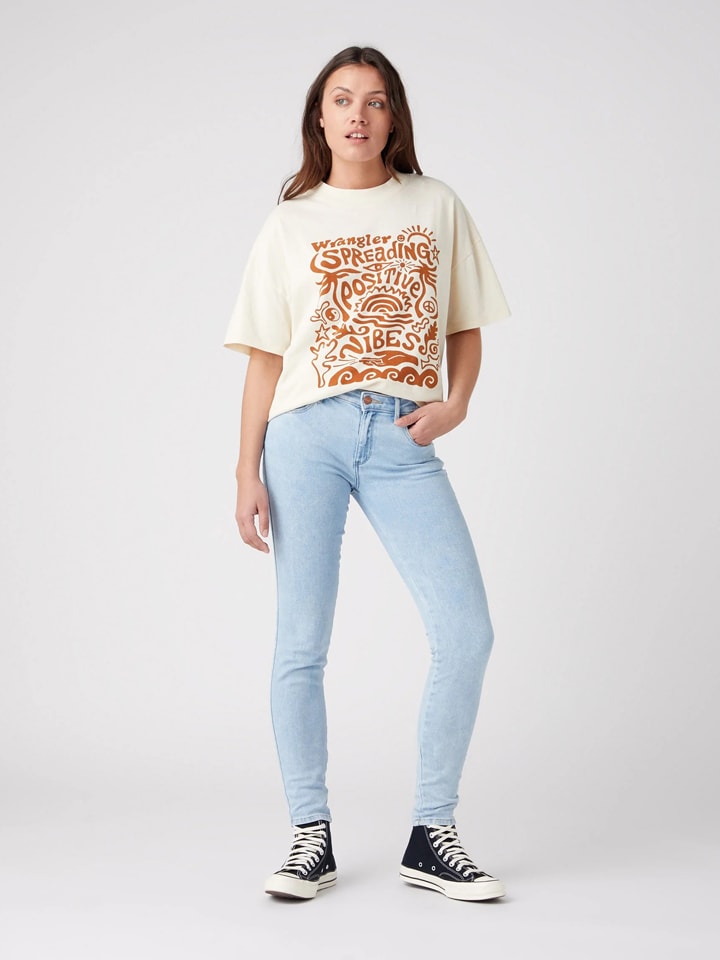 Dżinsy "Skinny Let It Go" - Skinny fit - w kolorze błękitnym