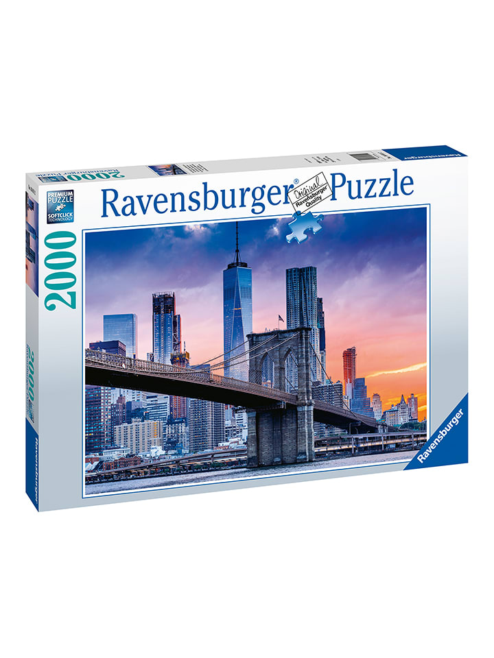 2.000tlg. Puzzle "Von Brooklyn nach Manhattan" - ab 14 Jahren