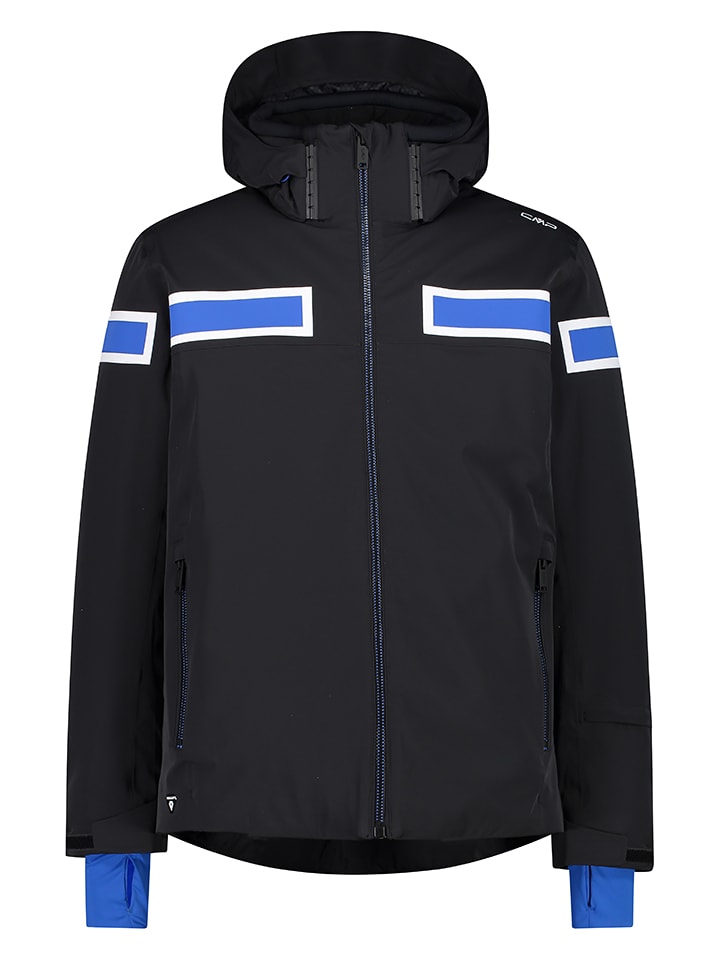Ski-/ Snowboardjacke in Schwarz/ Blau