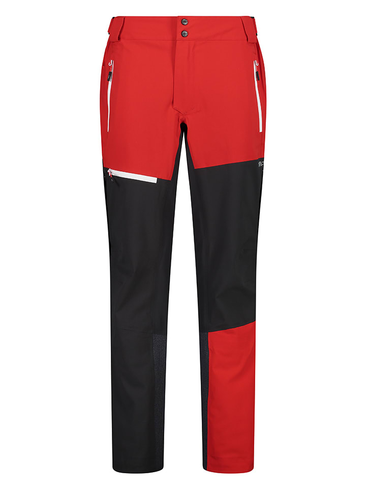 Ski-/snowboardbroek rood/zwart
