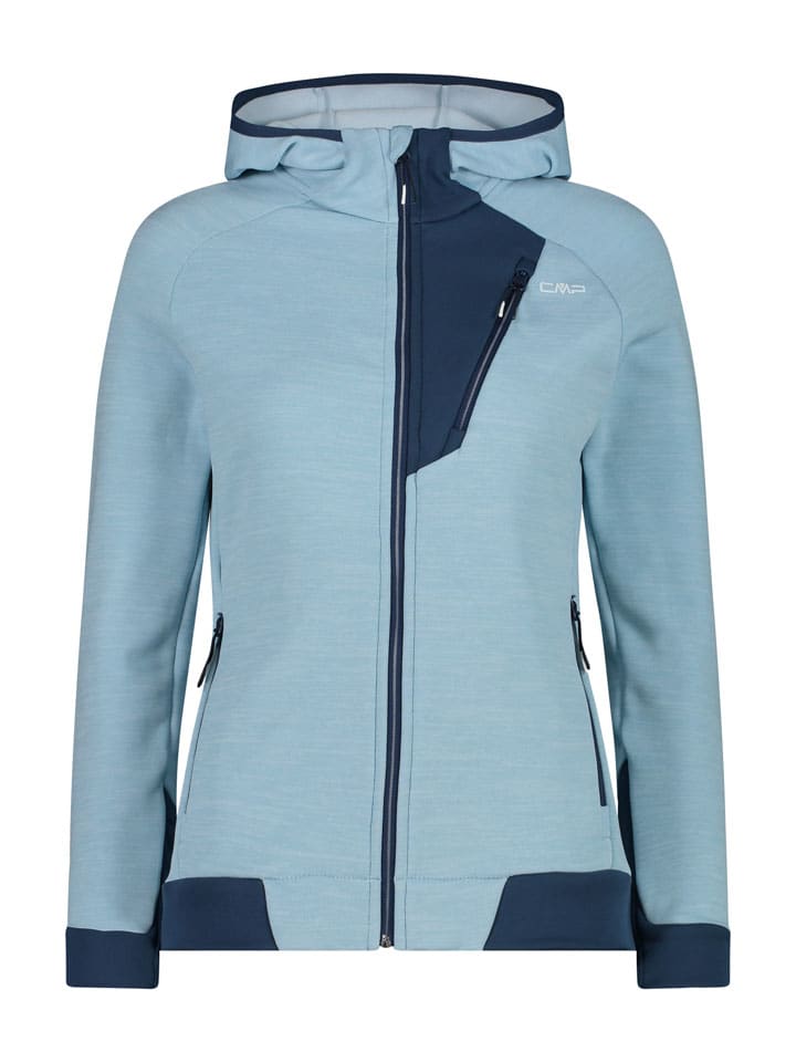 Fleecejacke in Hellblau