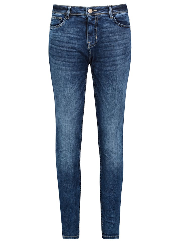 Dżinsy - Skinny fit - w kolorze granatowym