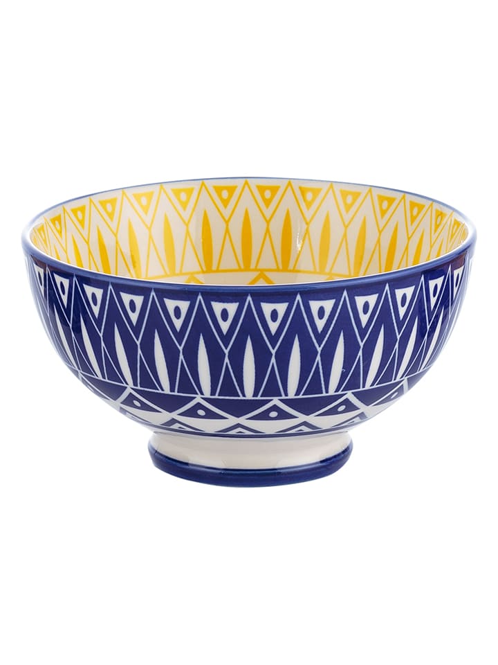Schale "Tunis" in Blau/ Gelb - Ø 15 cm
