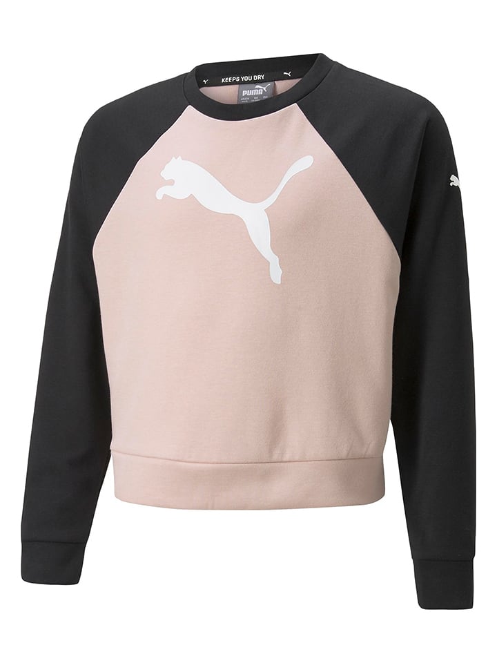 Puma Sweatshirt in Rosa/ Schwarz günstig kaufen
