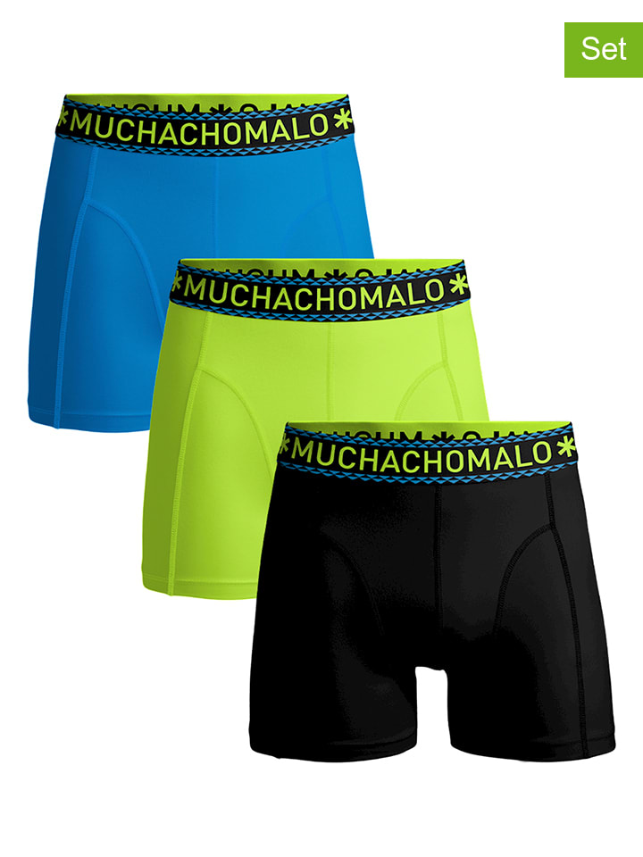 taxi Nieuwjaar vrouwelijk Muchachomalo 3-delige set: boxershorts groen/blauw/zwart goedkoop kopen |  limango