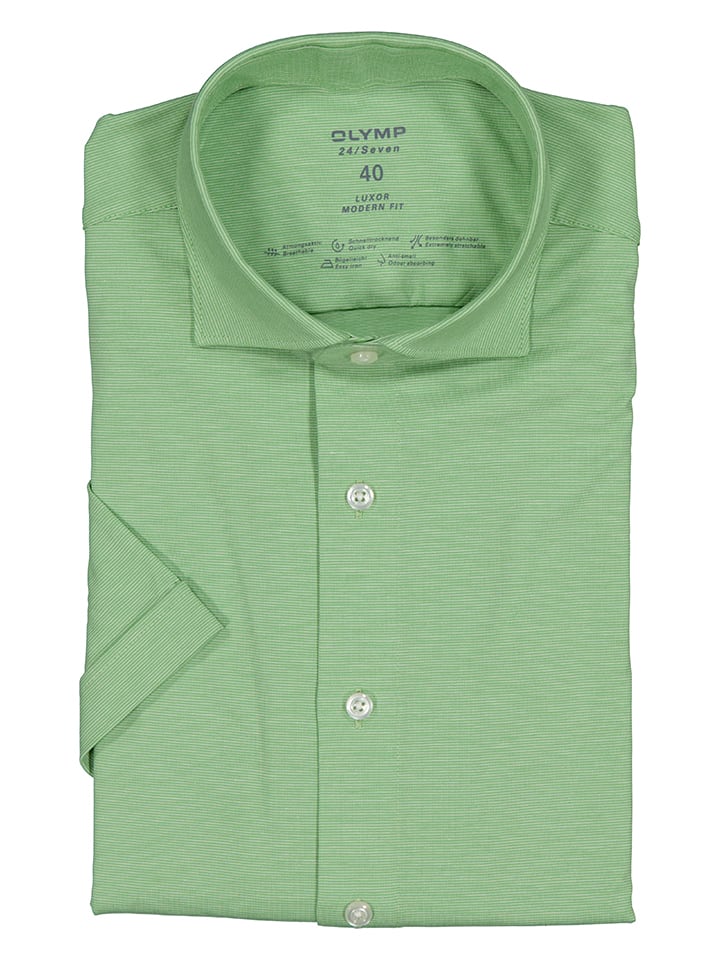 OLYMP Hemd Modern fit in Grün günstig kaufen