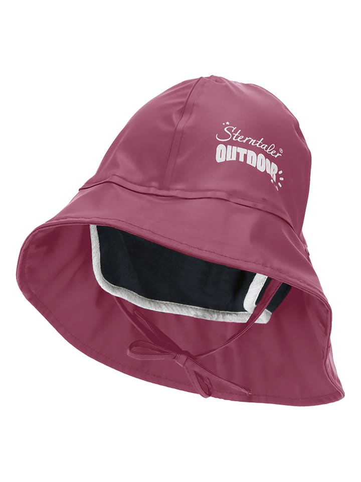 Regenhut in Pink