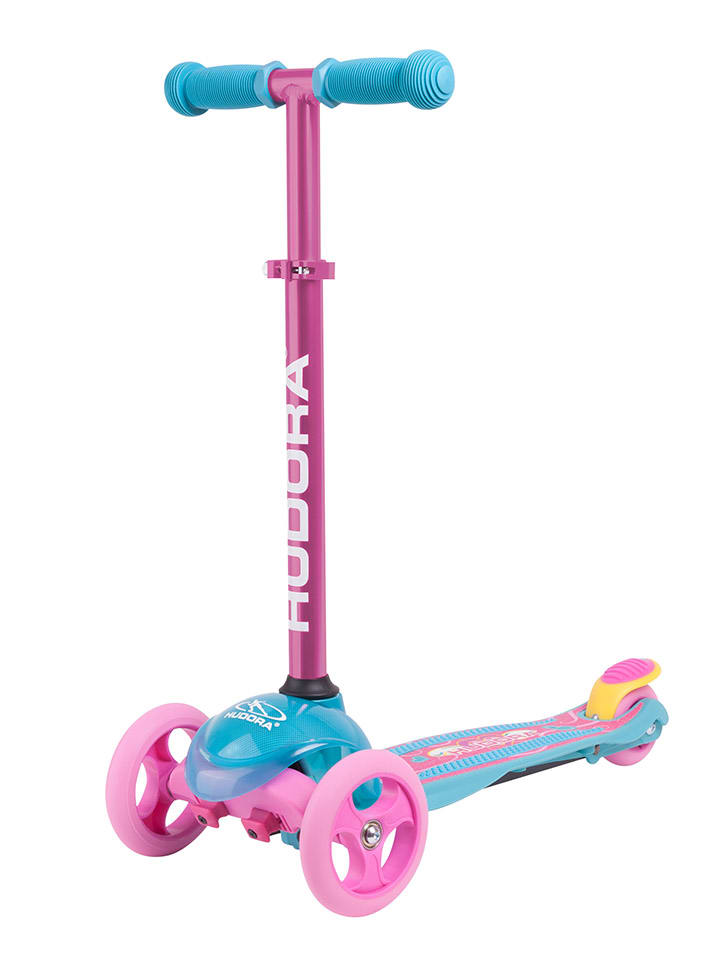 Hulajnoga "Flitzkids 2.0" w kolorze niebiesko-różowym - 3+