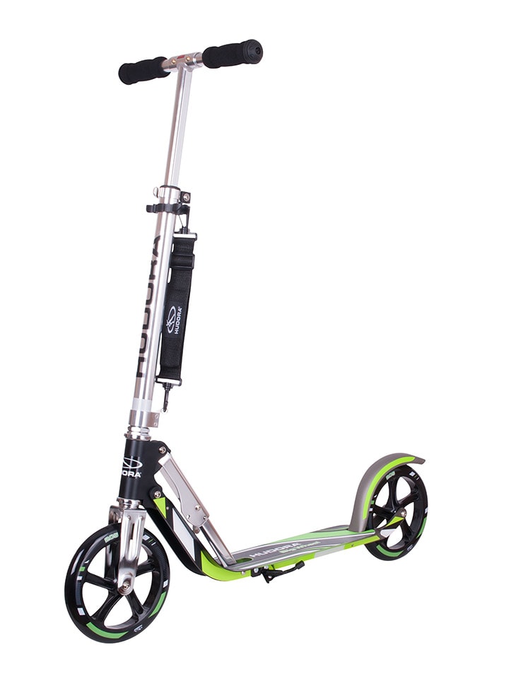 Hulajnoga "BigWheel® 205" w kolorze srebrno-zielonym - 7+