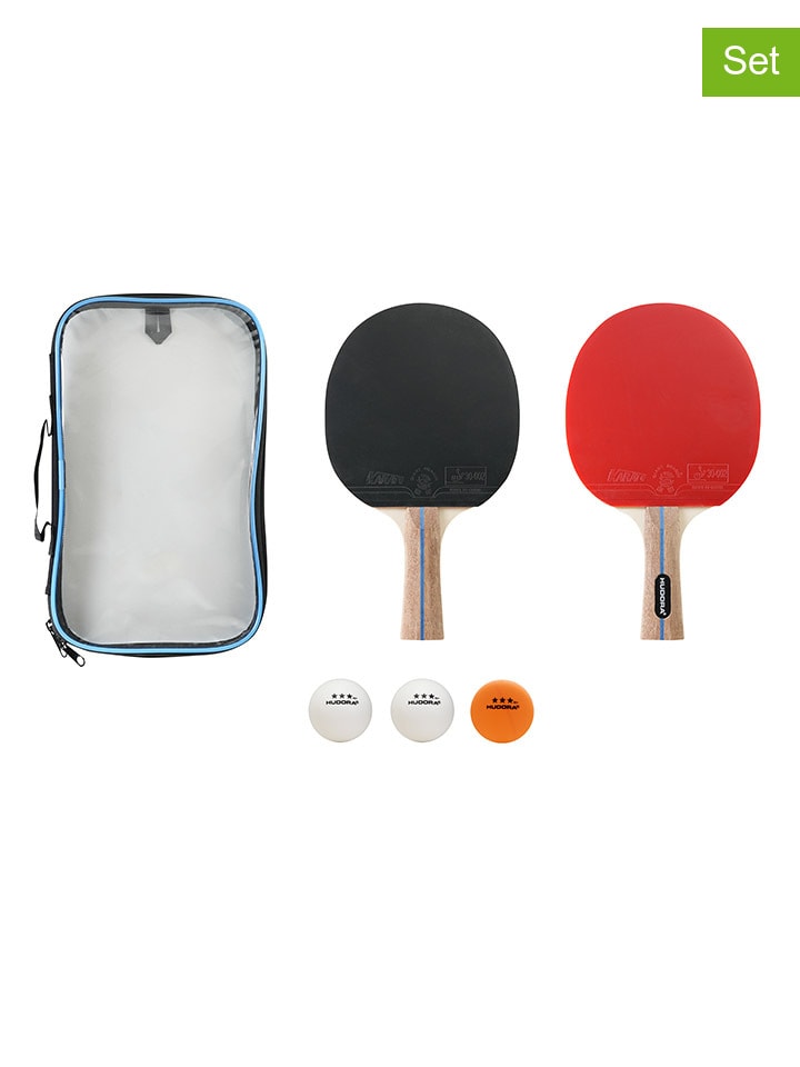 6tlg. Tischtennis-Set "Game" in Bunt