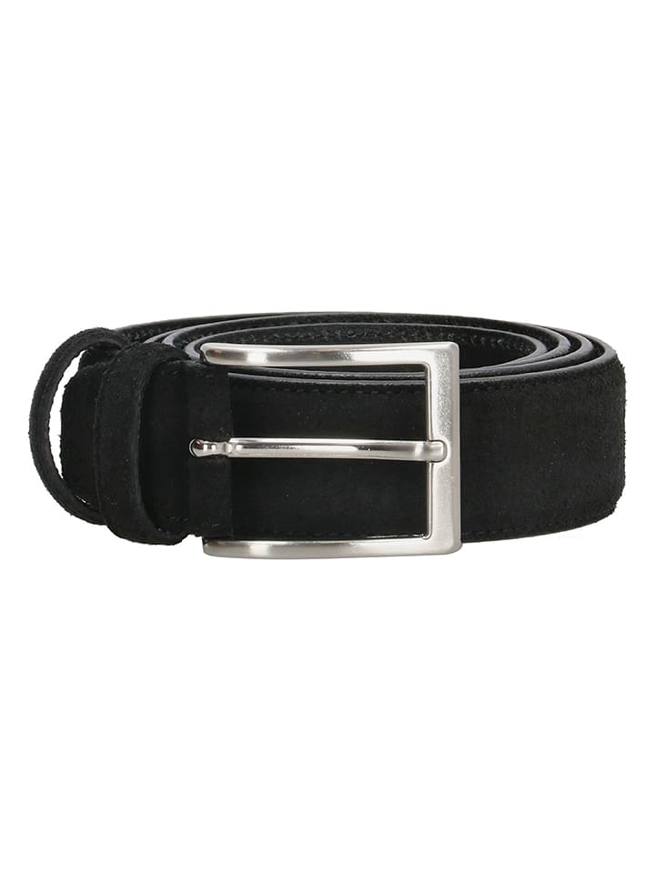 Leder-Gürtel in Schwarz