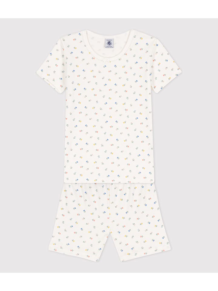 PETIT BATEAU Pyjama in Creme günstig kaufen