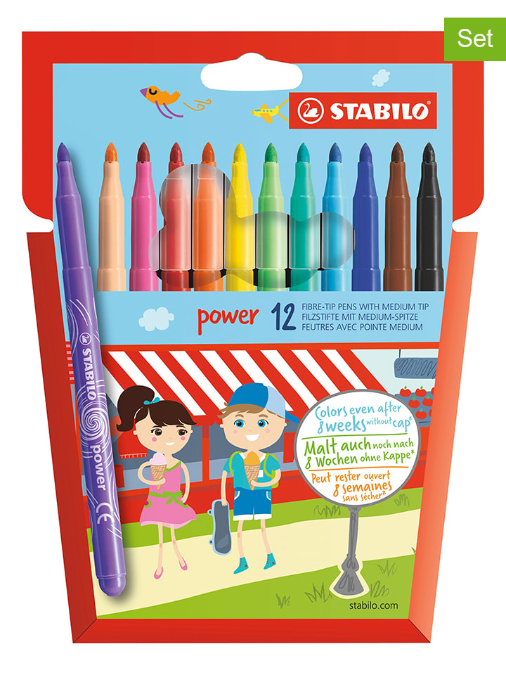Mazaki (24 szt.) "STABILO power"
