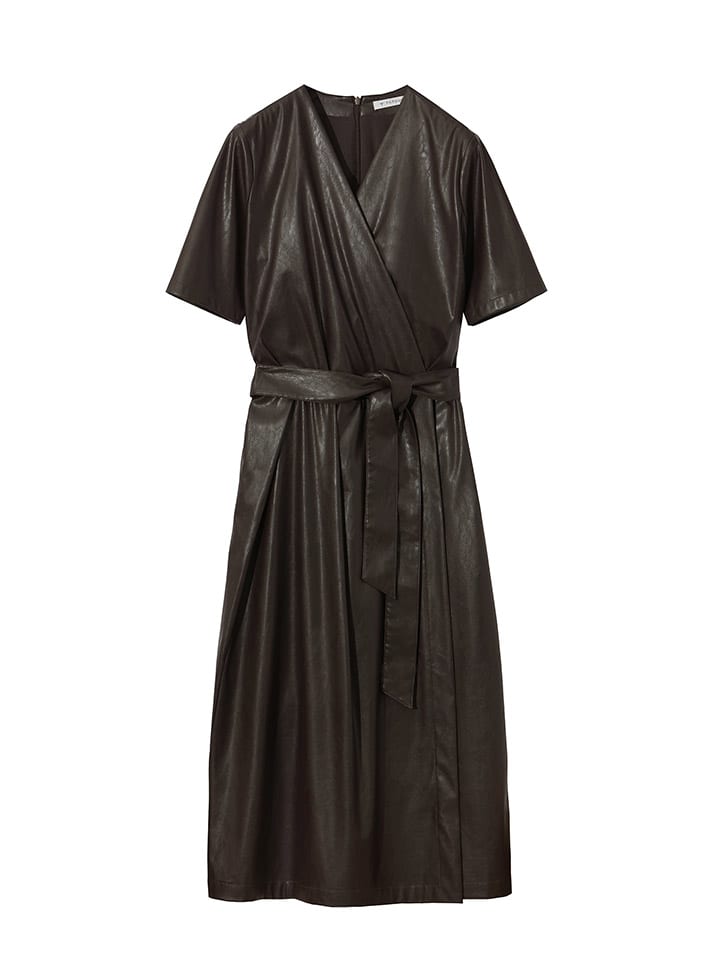 Kleid in Dunkelbraun